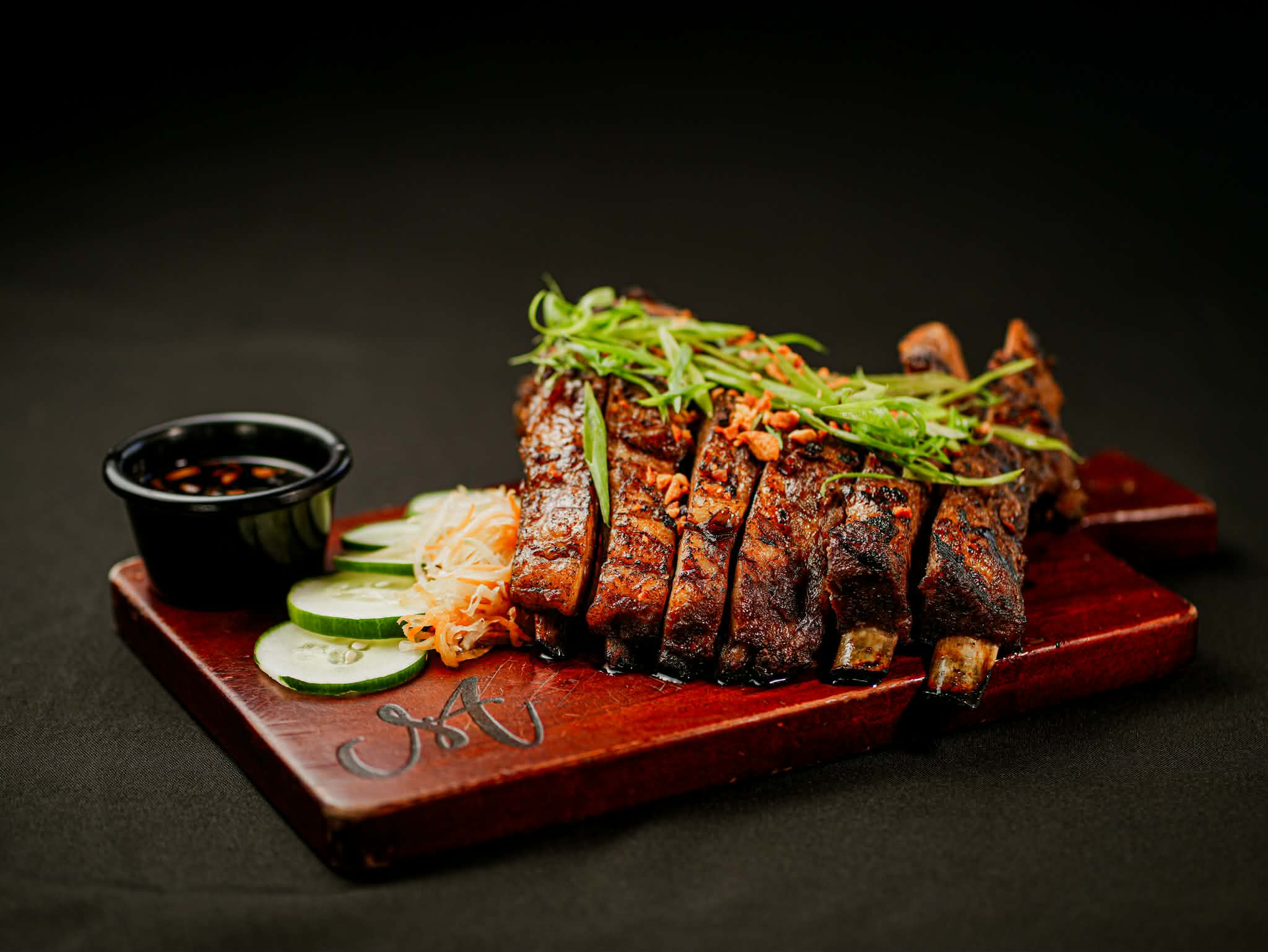 Deatons Rack of Ribs at Ridgeview Restaurant